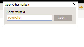 Access other Mailboxes - Click for full view