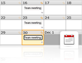 Calendar Functionality